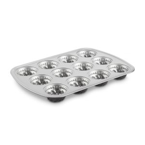 Chef's Classic™ Non-Stick 12-Cup Mini Fluted Cake Pan