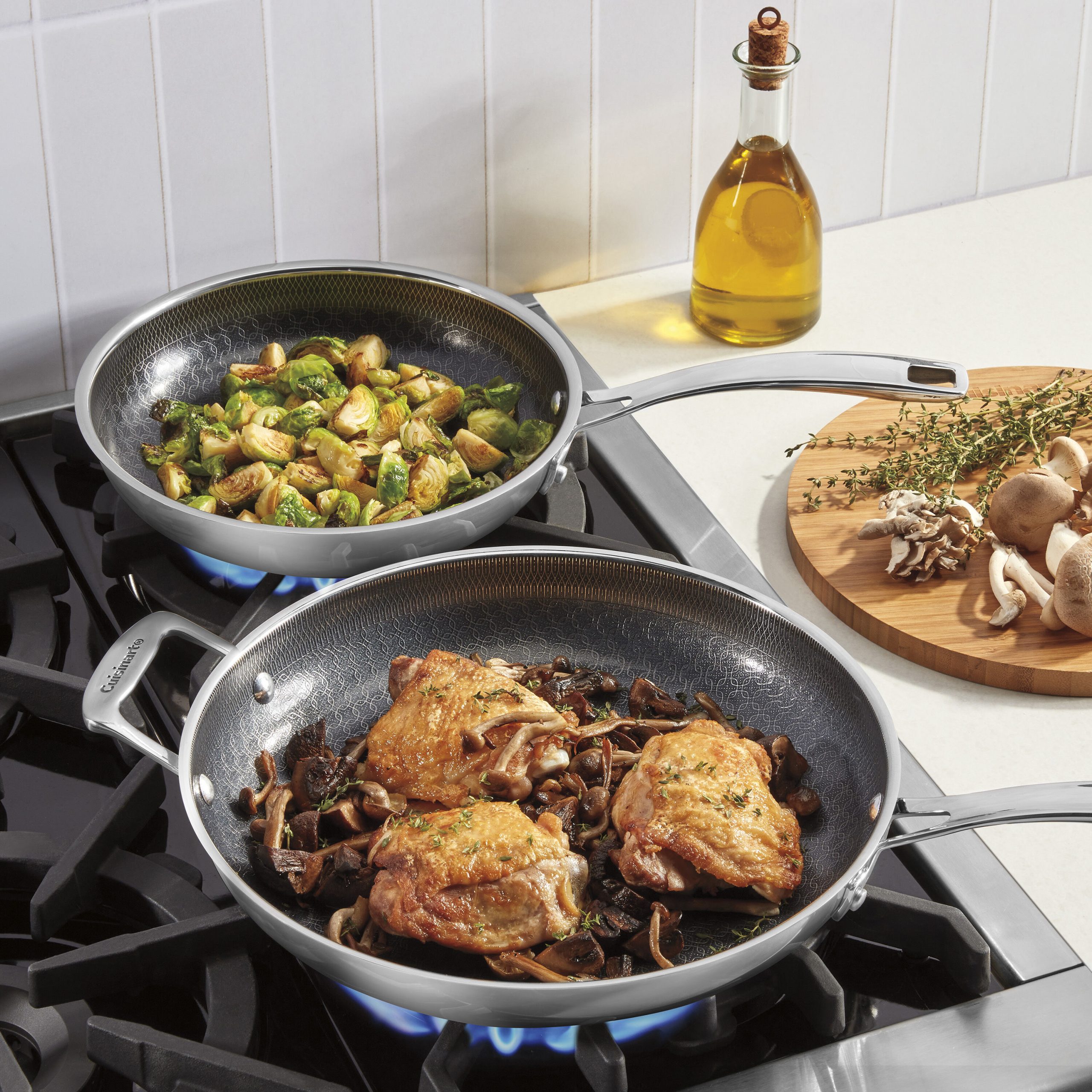 FusionPlus® Hybrid 2-Pk Skillets (10" & 12") - Image 2
