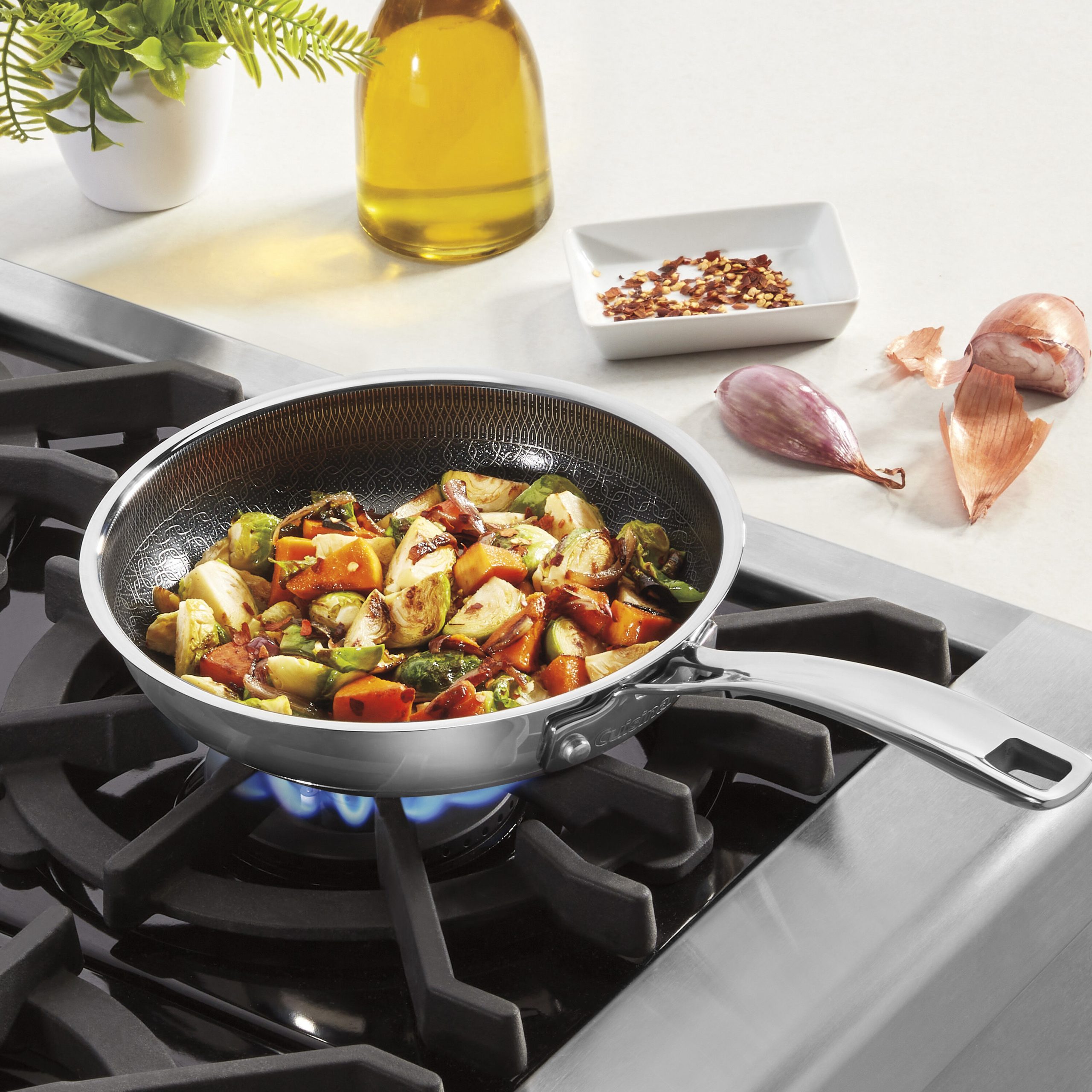 FusionPlus® Hybrid Stainless Steel 8" Skillet - Image 2