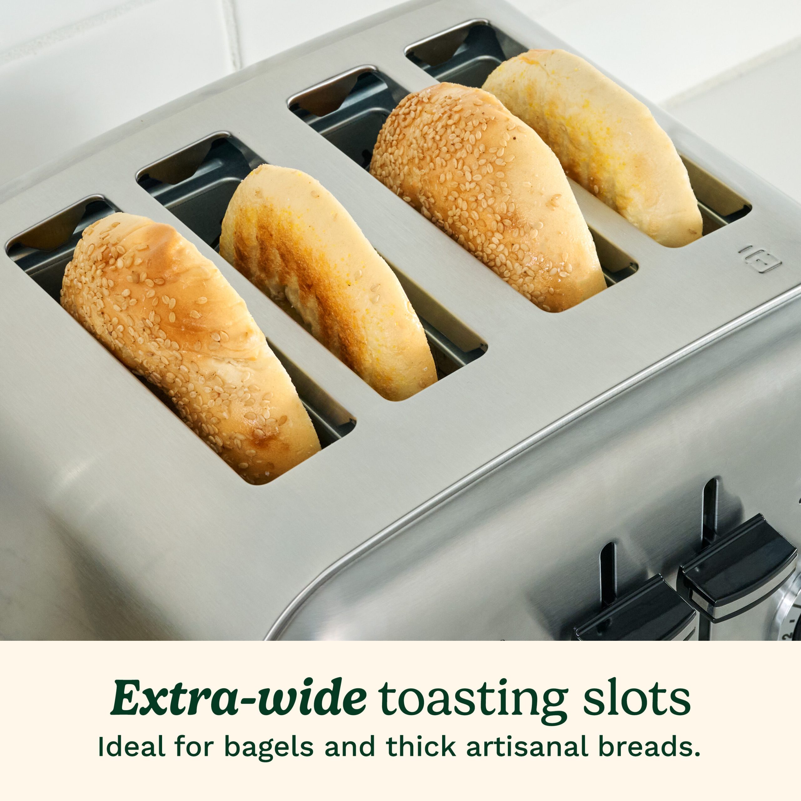 4 Slice Metal Classic Toaster - Image 4