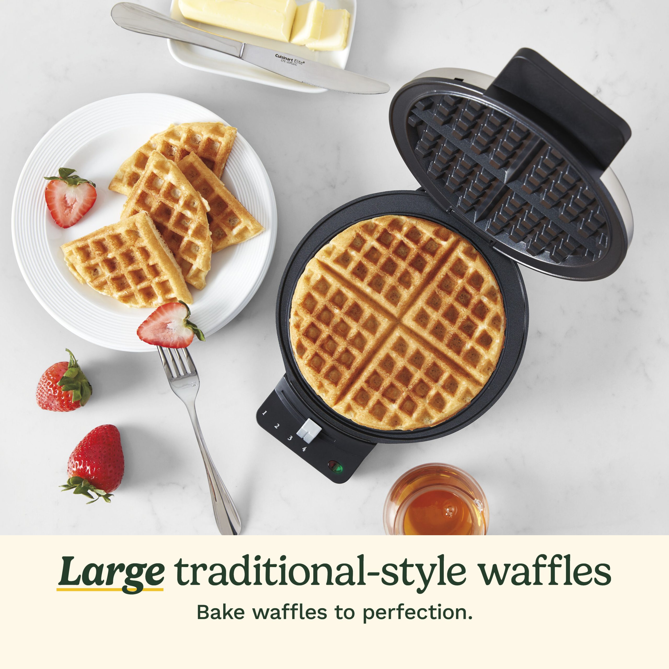 Round Classic Waffle Maker - Image 4