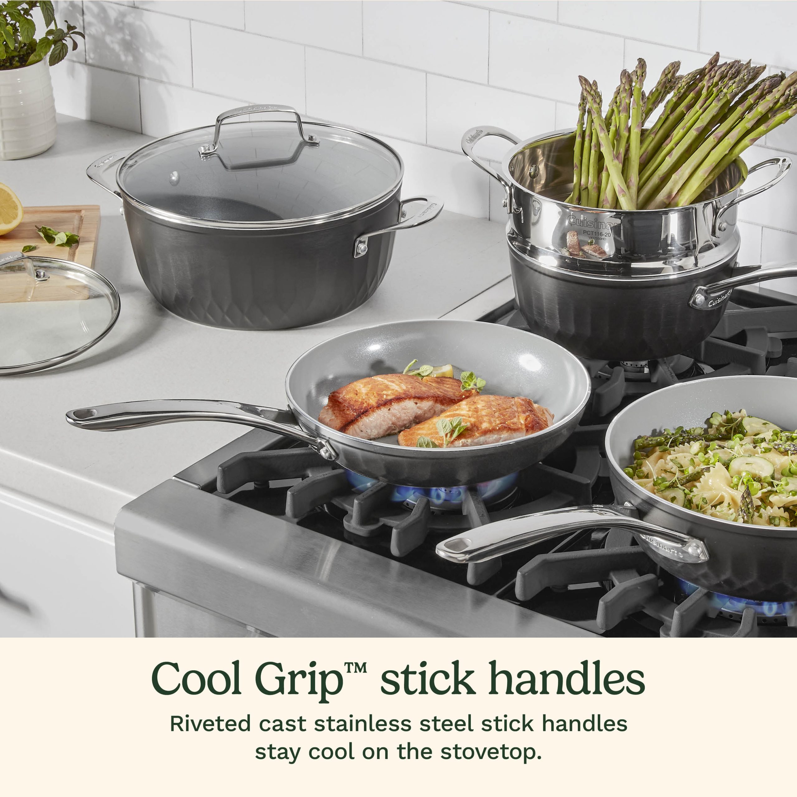 11-Pc Color Impressions Ceramic Nonstick Set - Image 5