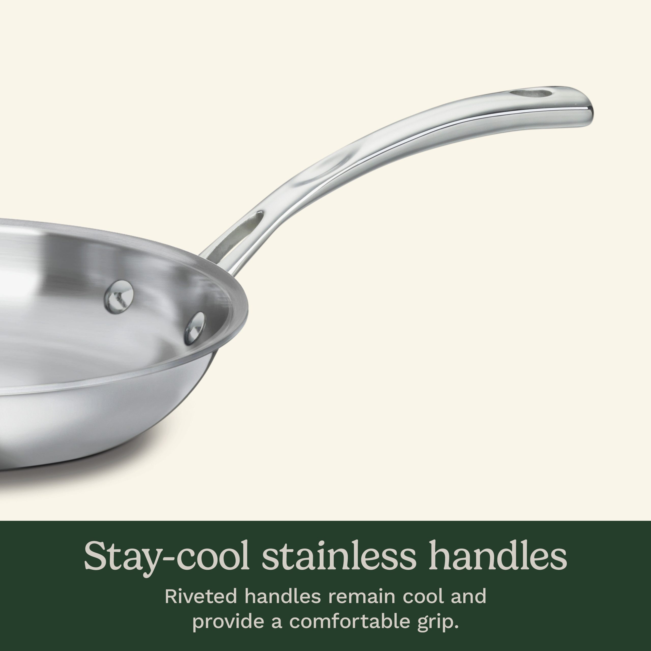 French Classic Tri-Ply Stainless Cookware 13 Piece Set - Image 5