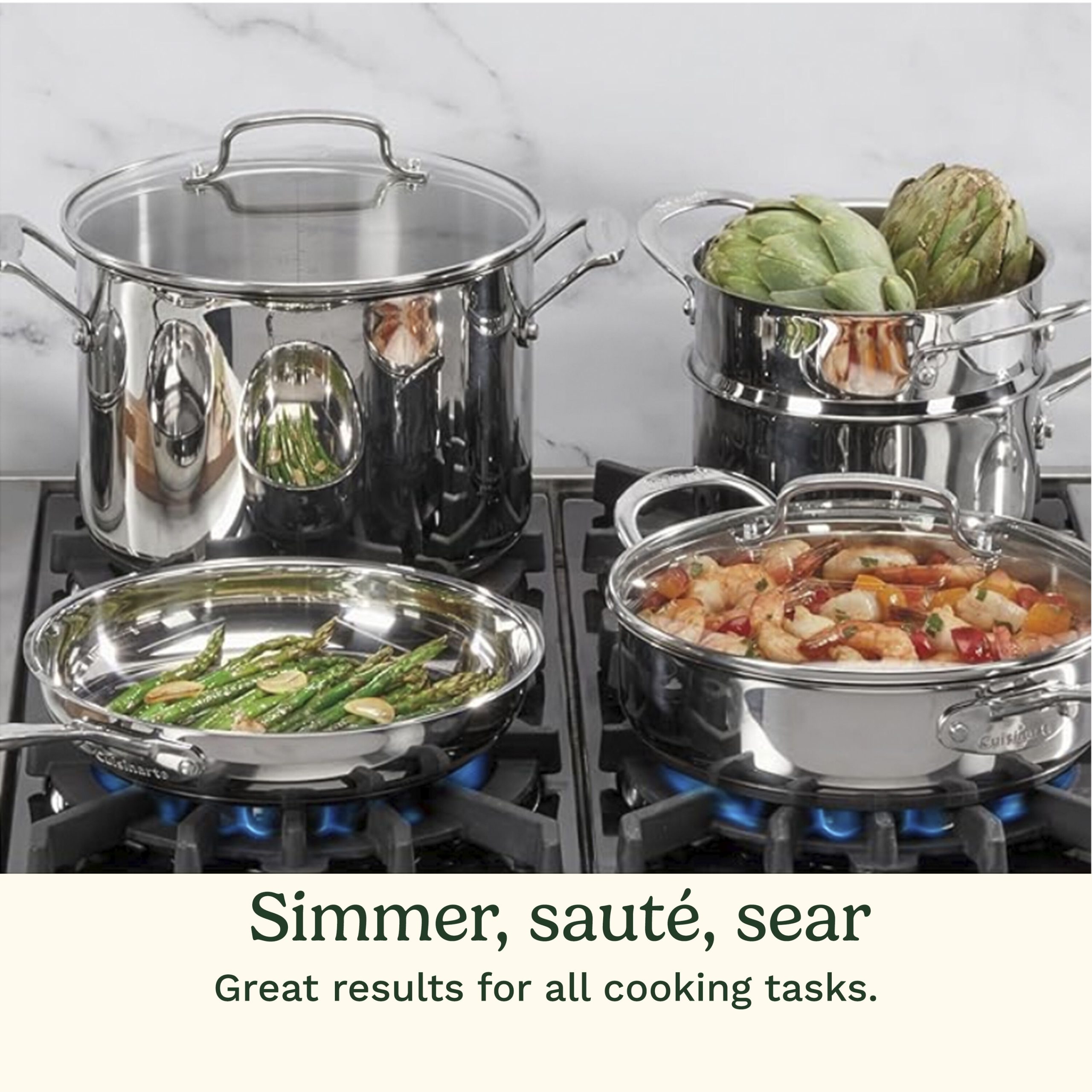 Chef's Classic™ Stainless 11 Piece Set - Image 7
