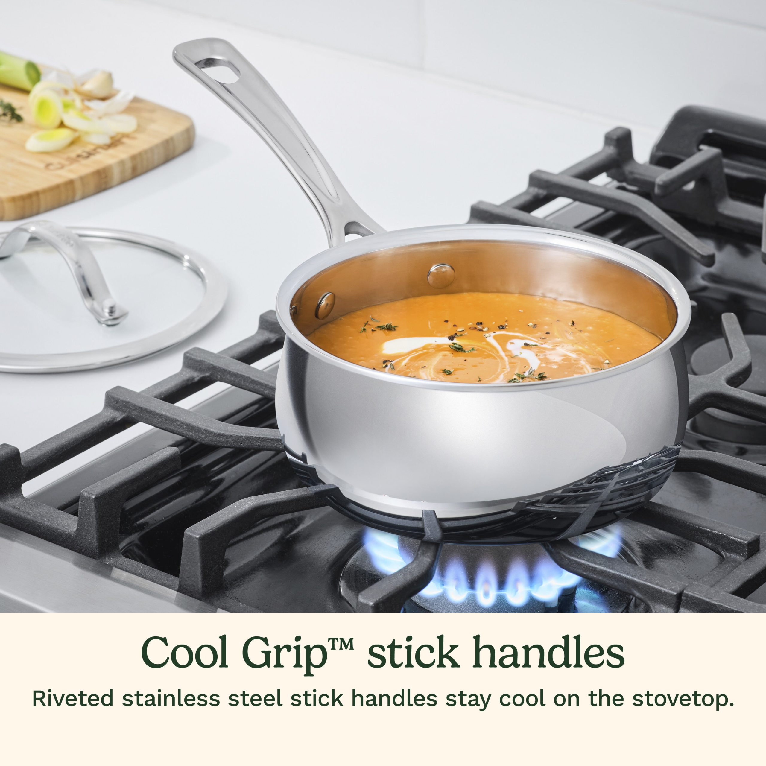 12-Pc PureClad™ Triple-Ply Stainless Steel Cookware Set - Image 8