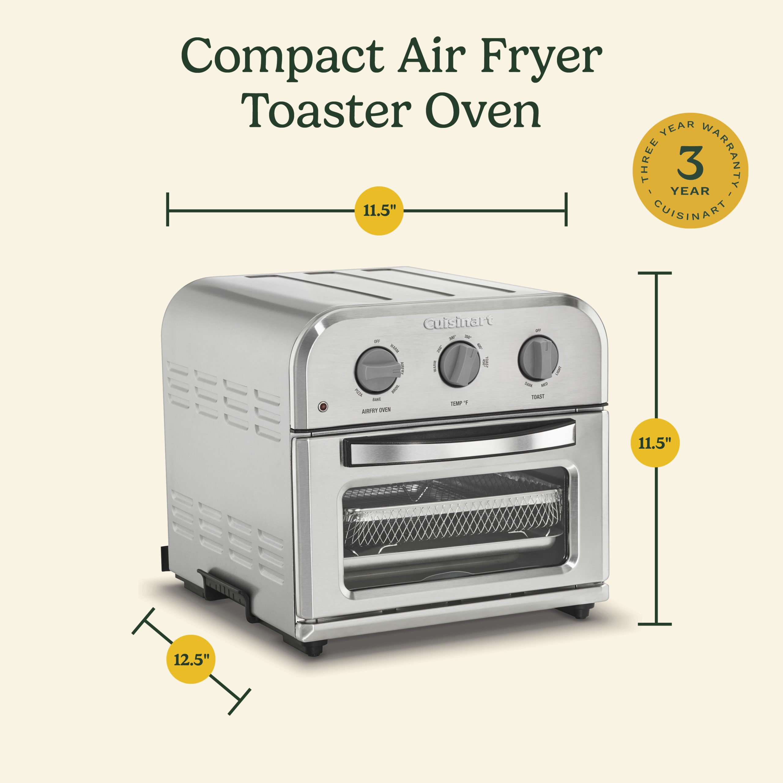 Compact Air Fryer Toaster Oven - Image 8