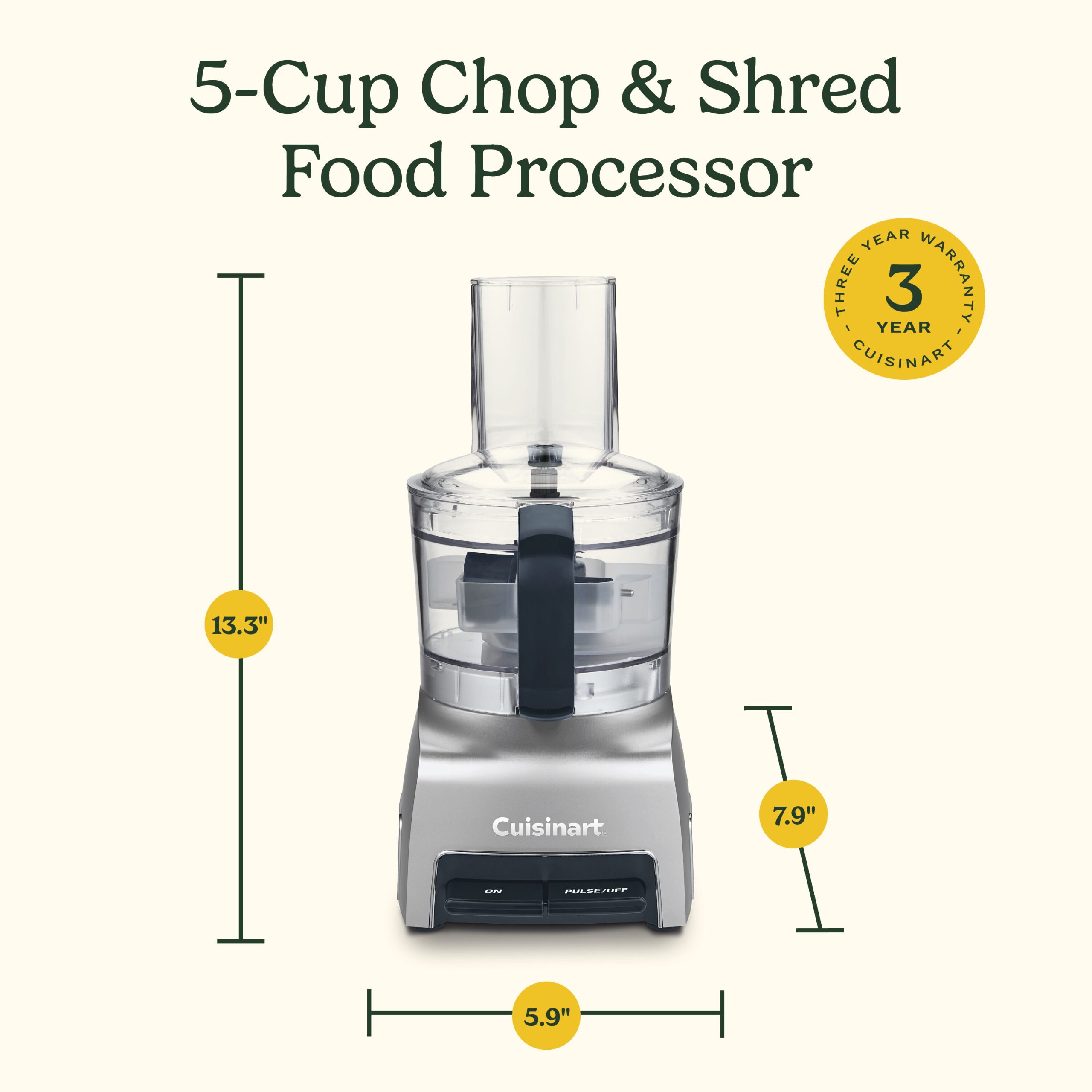 5-Cup Chop & Shred Food Processor - Image 9