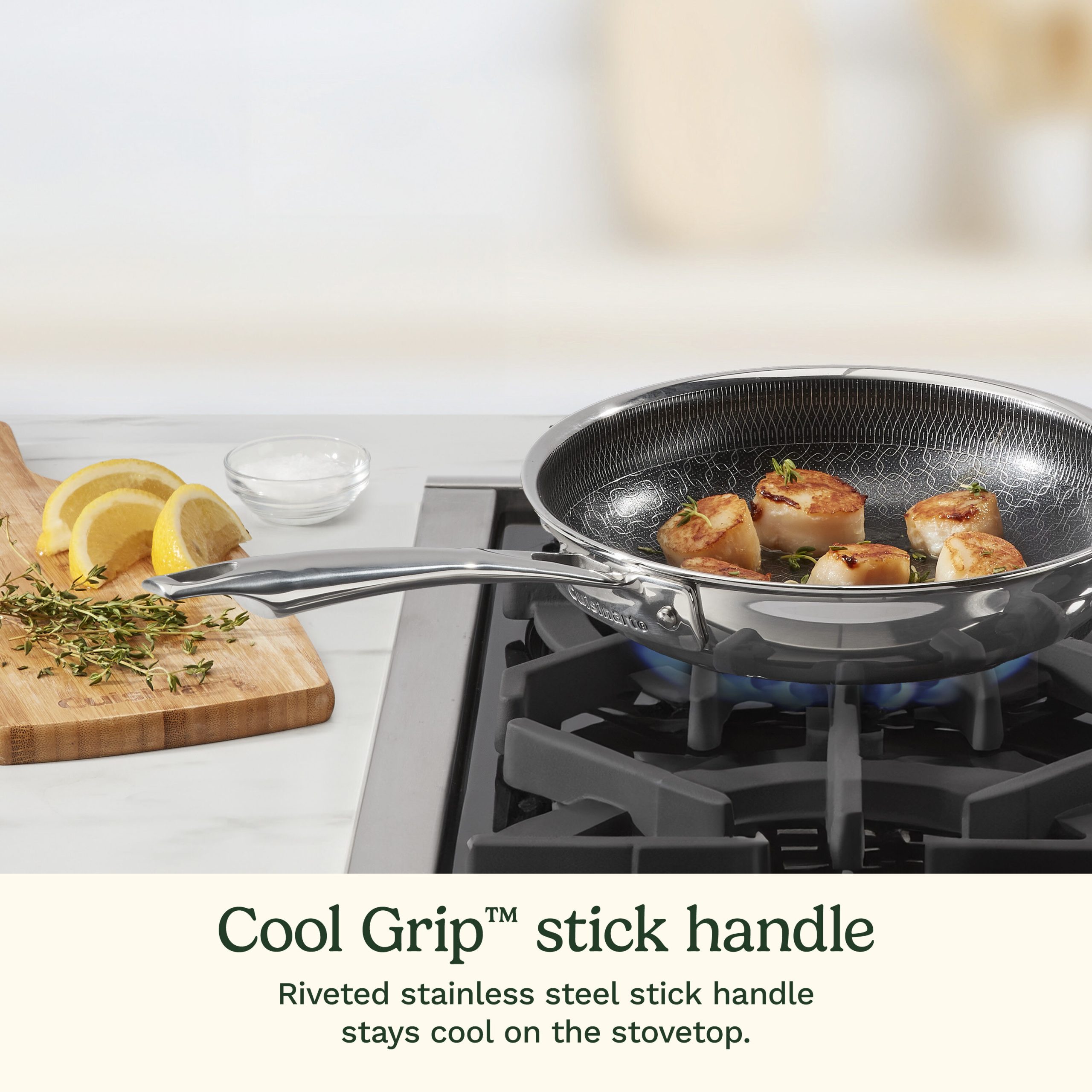 FusionElite+™ Hybrid Tri-Ply Stainless Steel 8" Skillet - Image 9