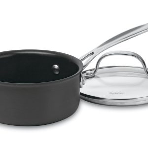 Chef's Classic™ Nonstick Hard Anodized 1 Quart Saucepan with Cover