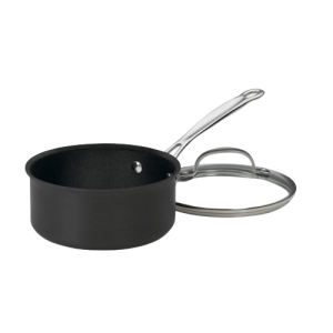 Chef's Classic™ Non-Stick Hard Anodized 1.5 Quart Saucepan with Cover