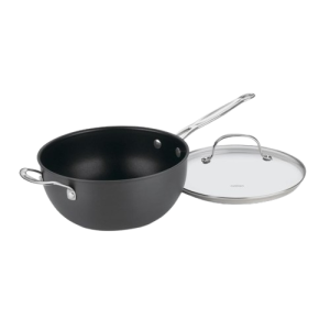 Chef's Classic™ Nonstick Hard Anodized 4 Qt. Chef's Pan with Helper Handle & Cover