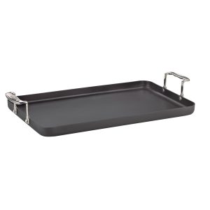 Chef's Classic™ Nonstick Hard Anodized 13" x 20" Double Burner Griddle