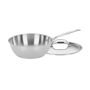 Chef's Classic™ Stainless 3 Quart Chef's Pan with Cover