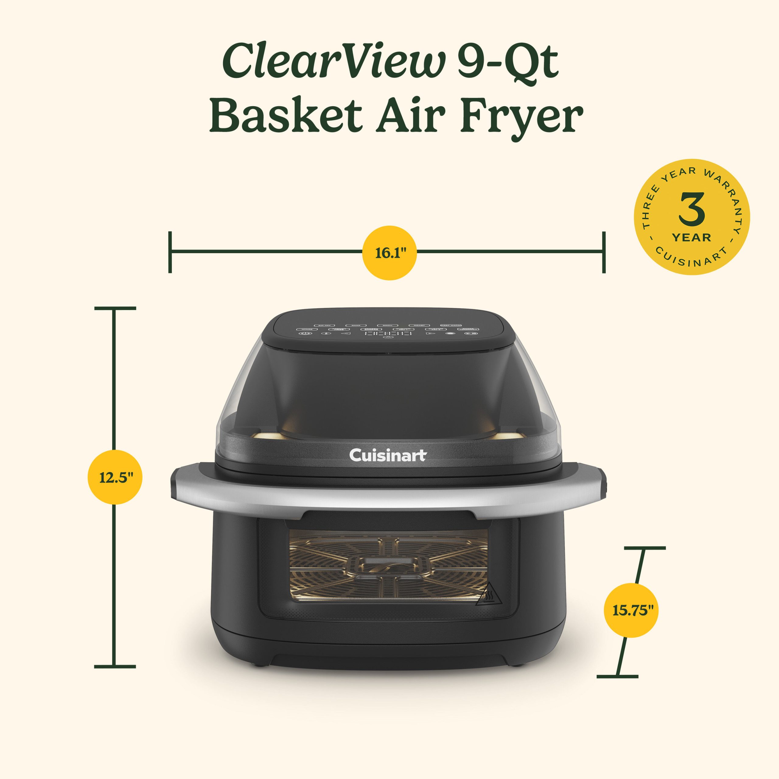 ClearView 9-quart Air Fryer - Image 10