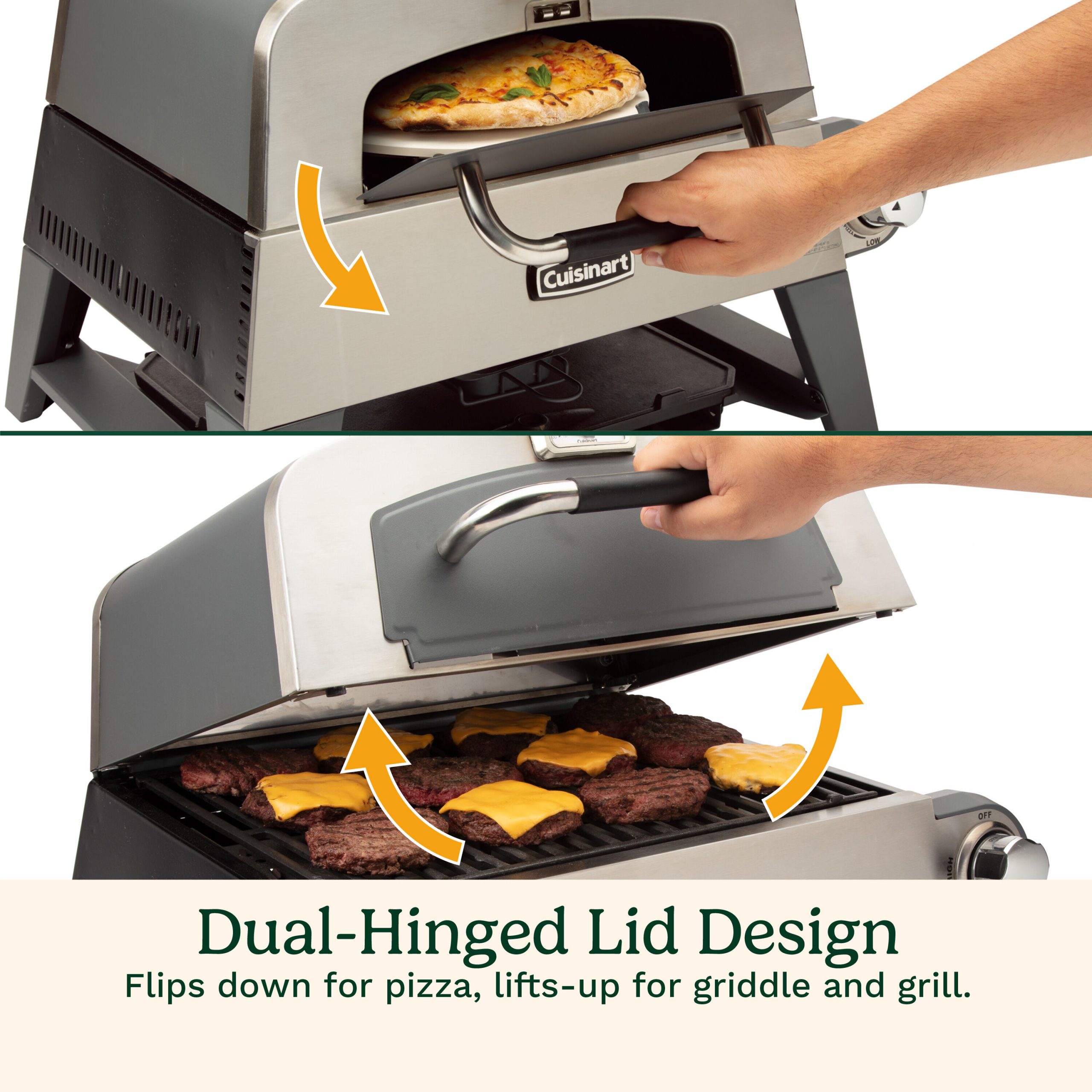 3-in-1 Grill, Griddle & Pizza Oven - Image 6