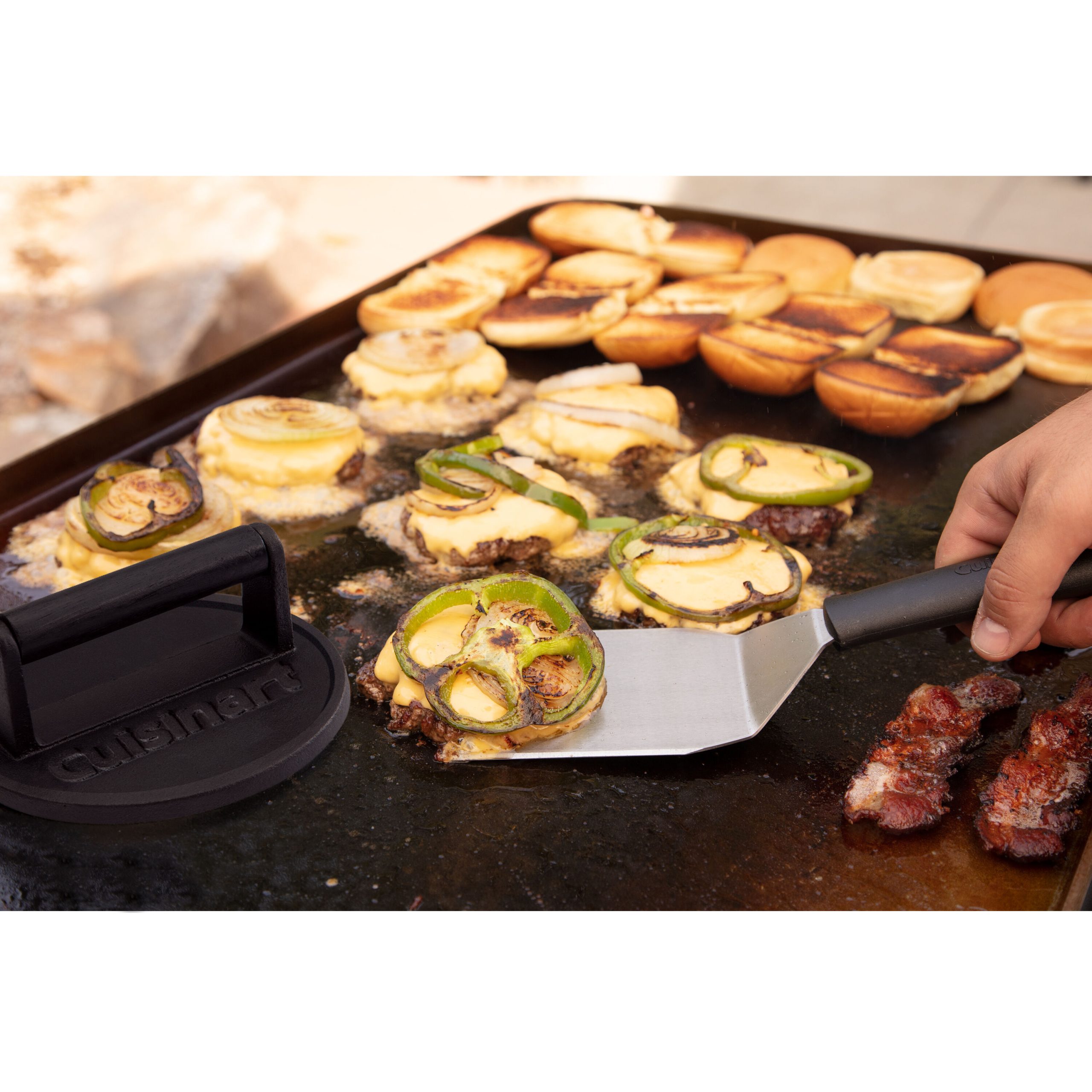 Cast Iron Smashed Burger Press - Image 8