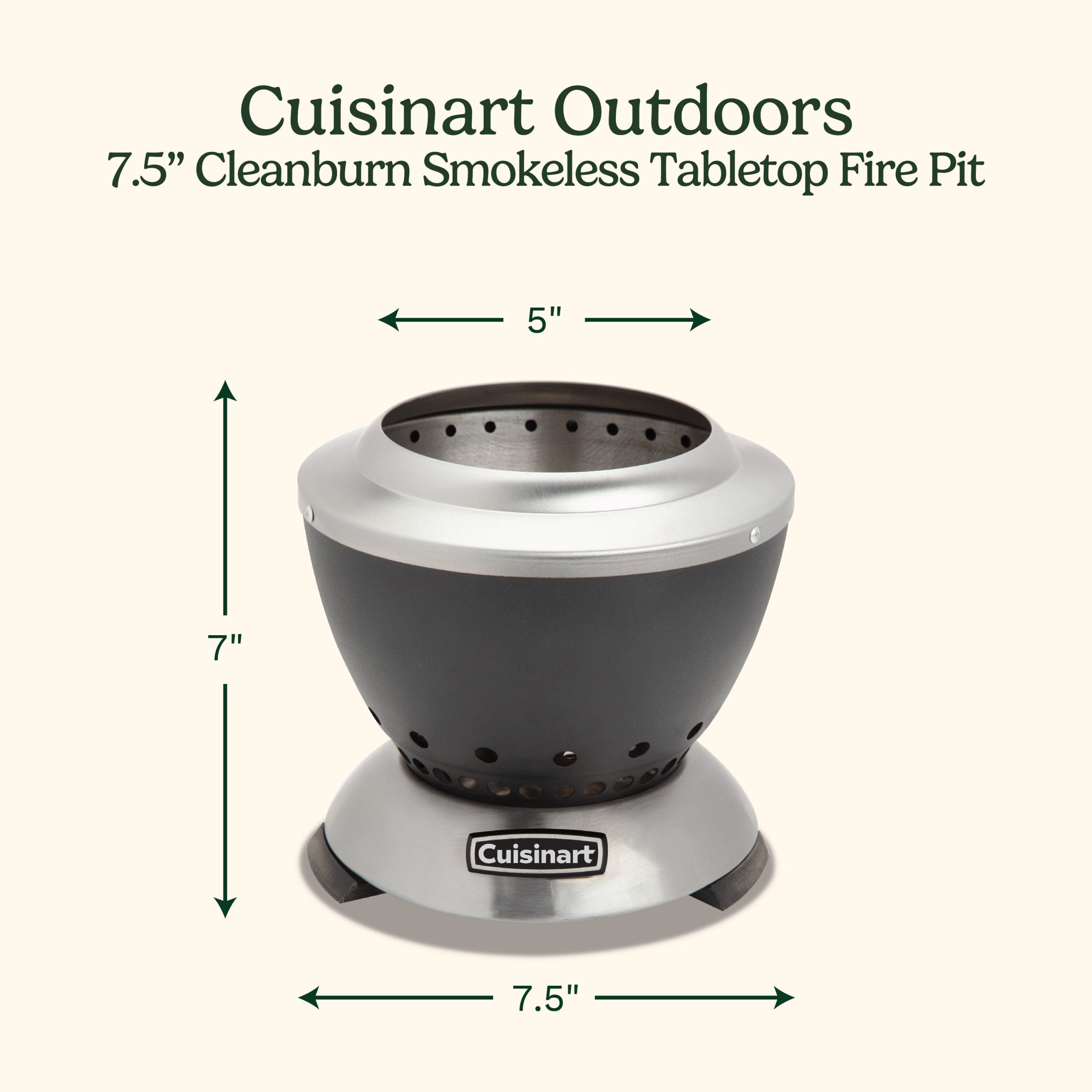 7.5” Cleanburn Smokeless Tabletop Fire Pit - Image 2
