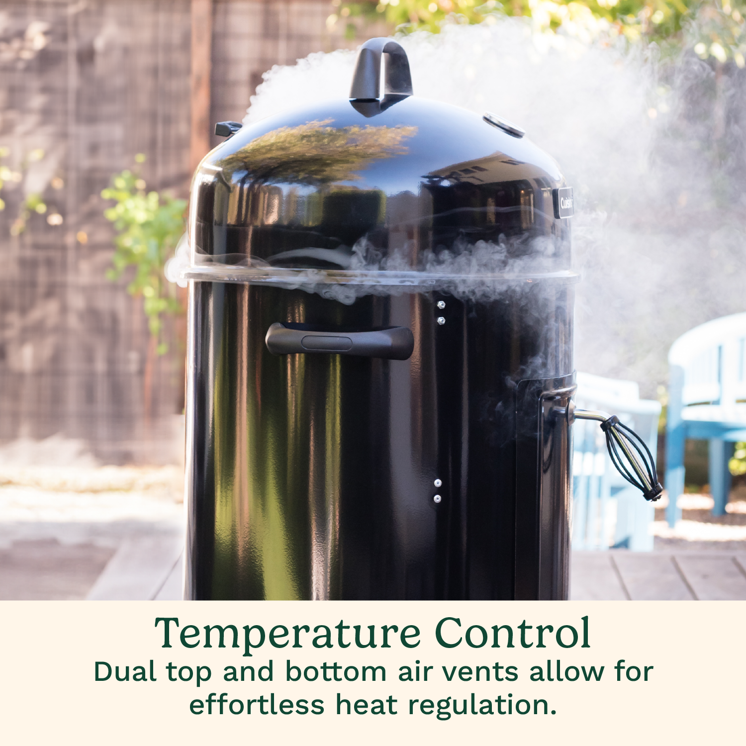 16" Vertical Charcoal Smoker - Image 4