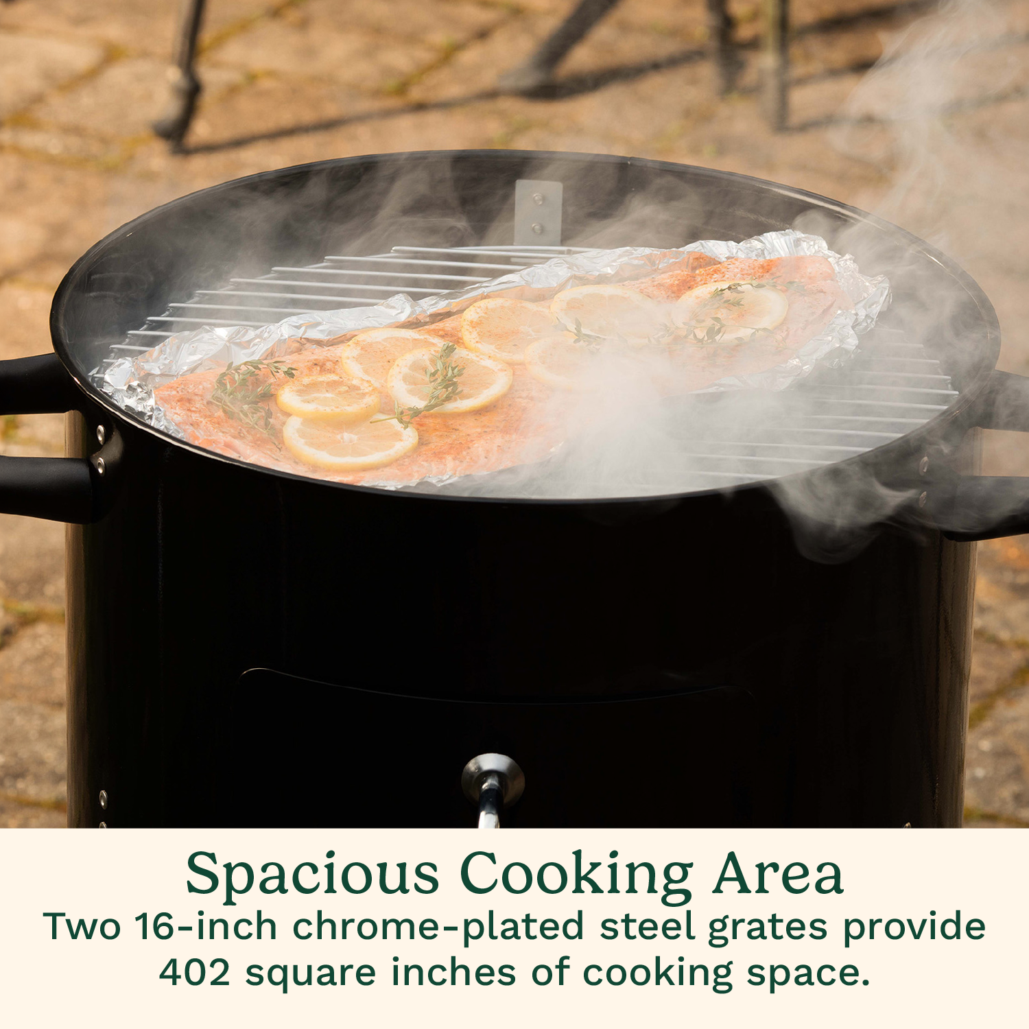 16" Vertical Charcoal Smoker - Image 5