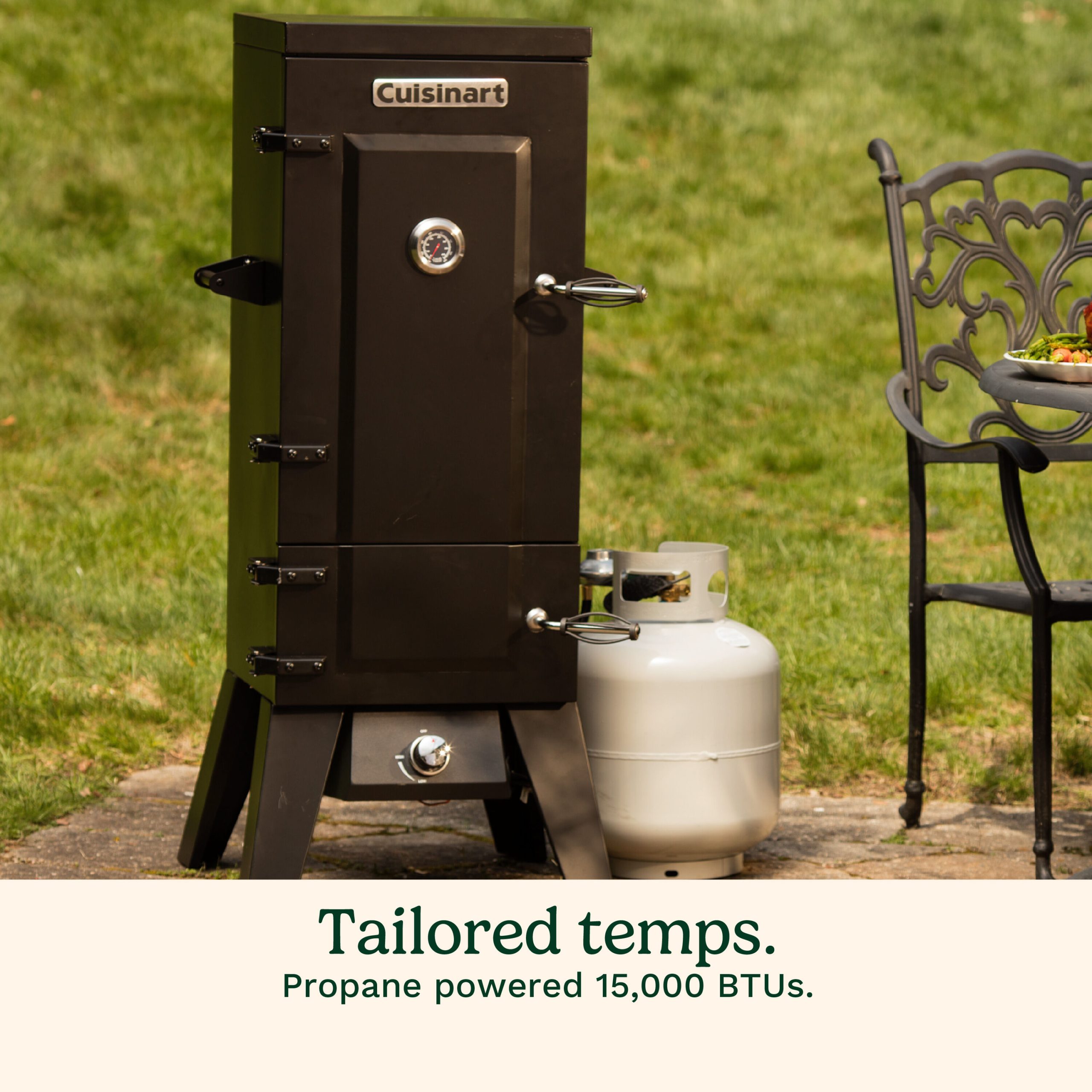 Discontinued Vertical 36" Propane Smoker - Image 4