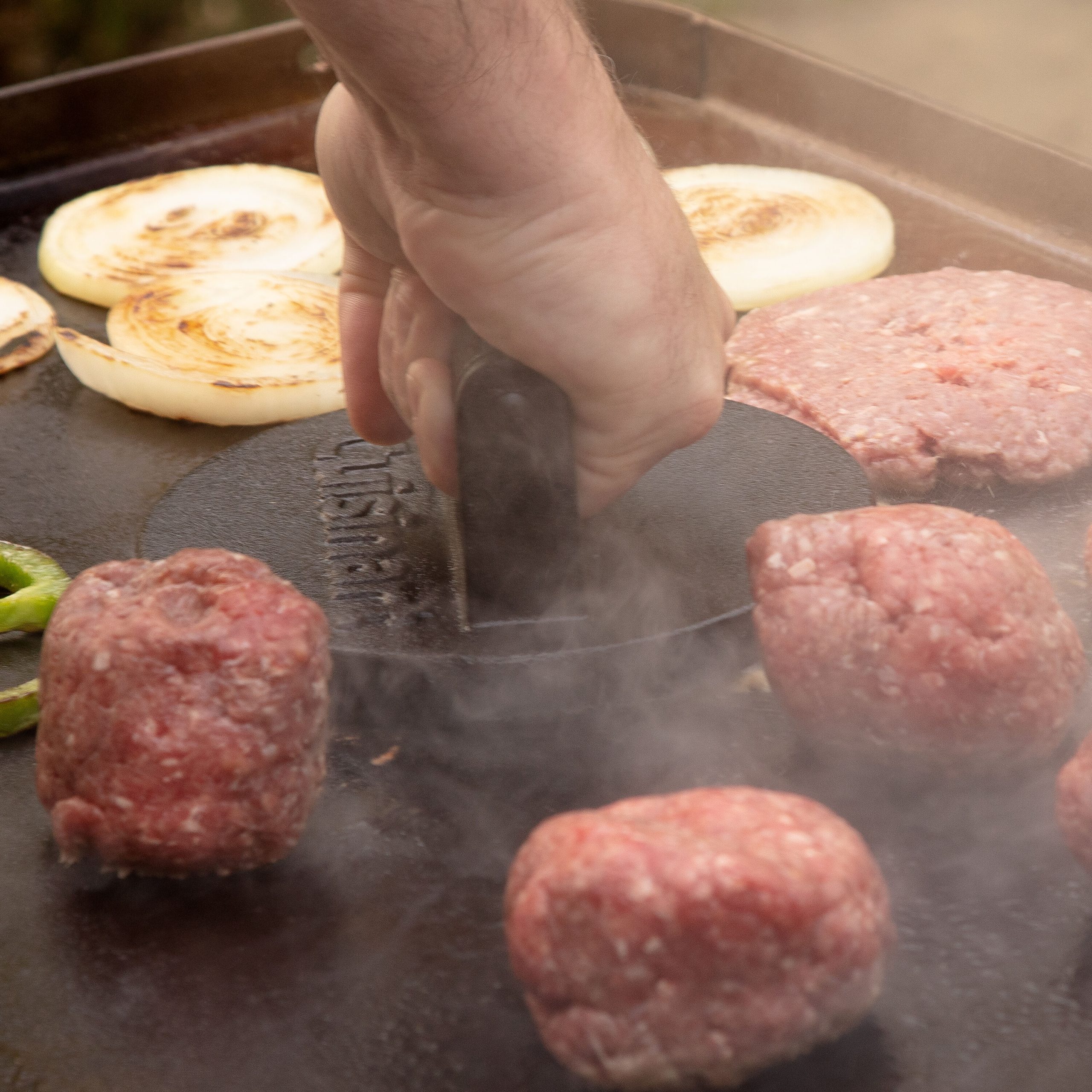 Cast Iron Smashed Burger Press - Image 6