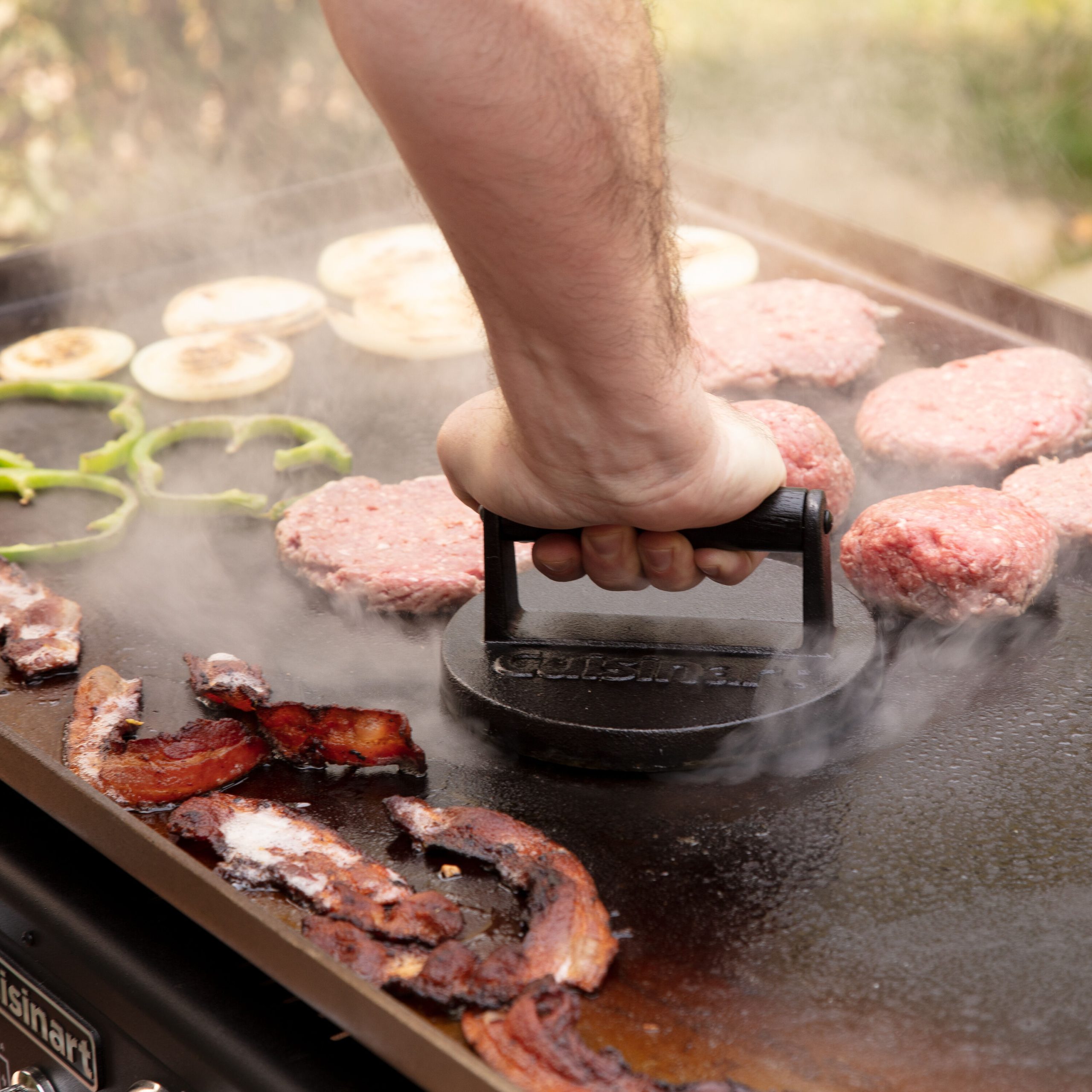 Cast Iron Smashed Burger Press - Image 7