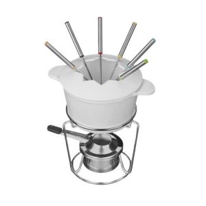 Chef’s Classic™ Enameled Cast Iron 13-Piece Fondue Set