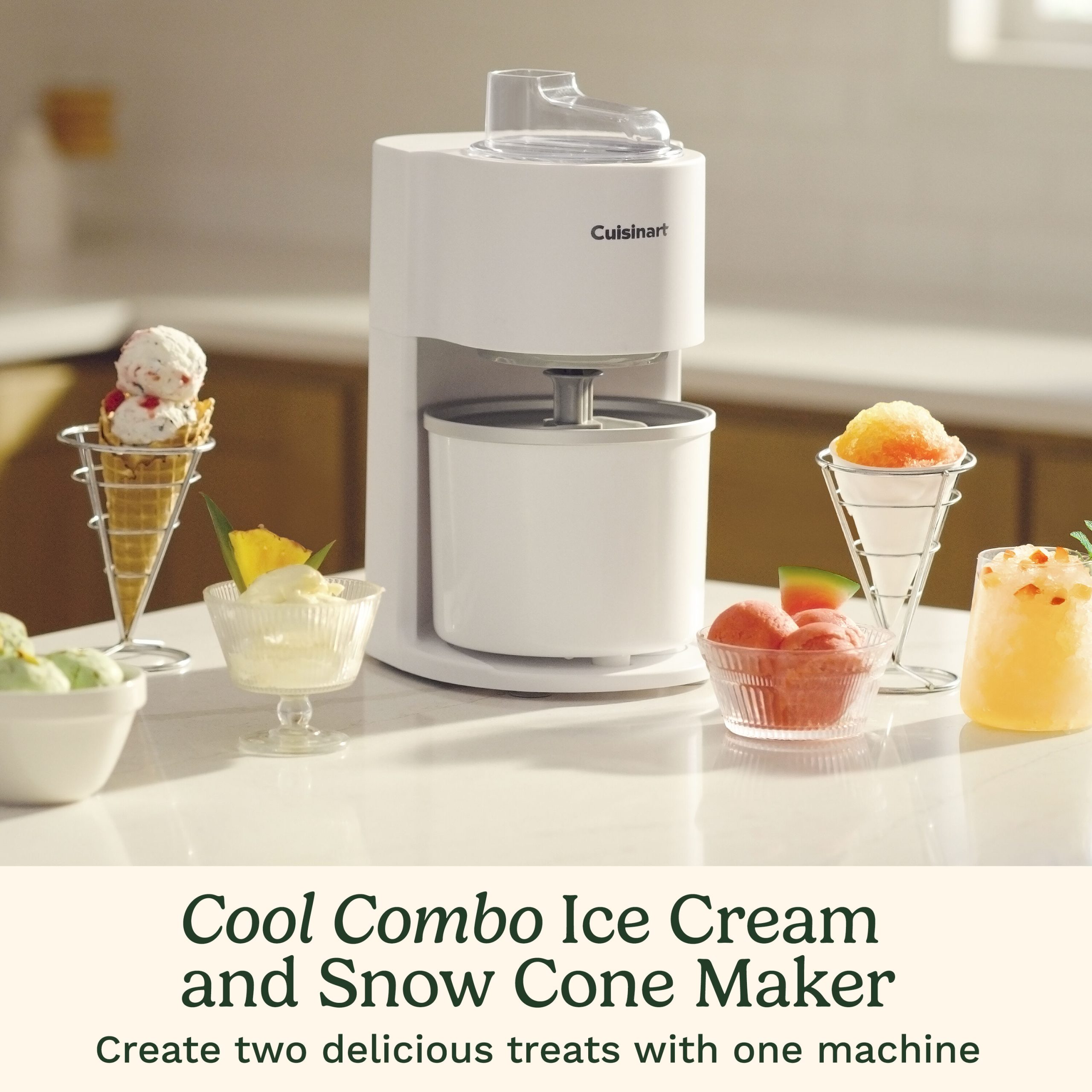Cool Combo Ice Cream Maker and Snow Cone Machine - Image 2