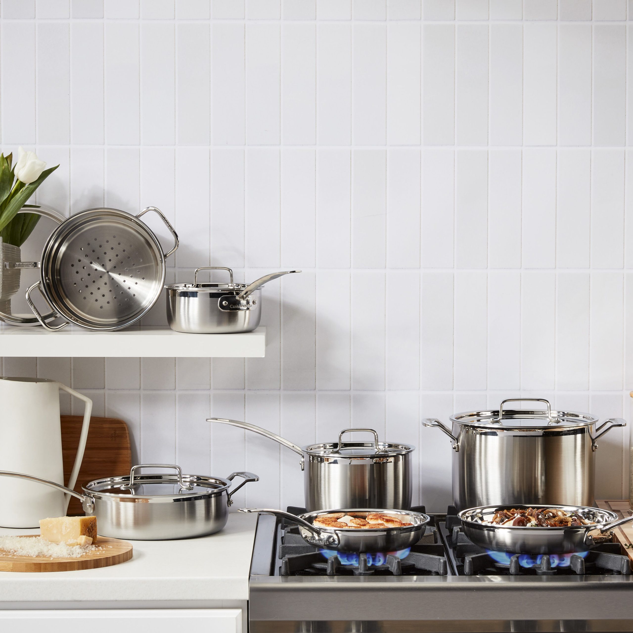 MultiClad Pro Triple Ply Stainless Cookware 12 Piece Set - Image 2