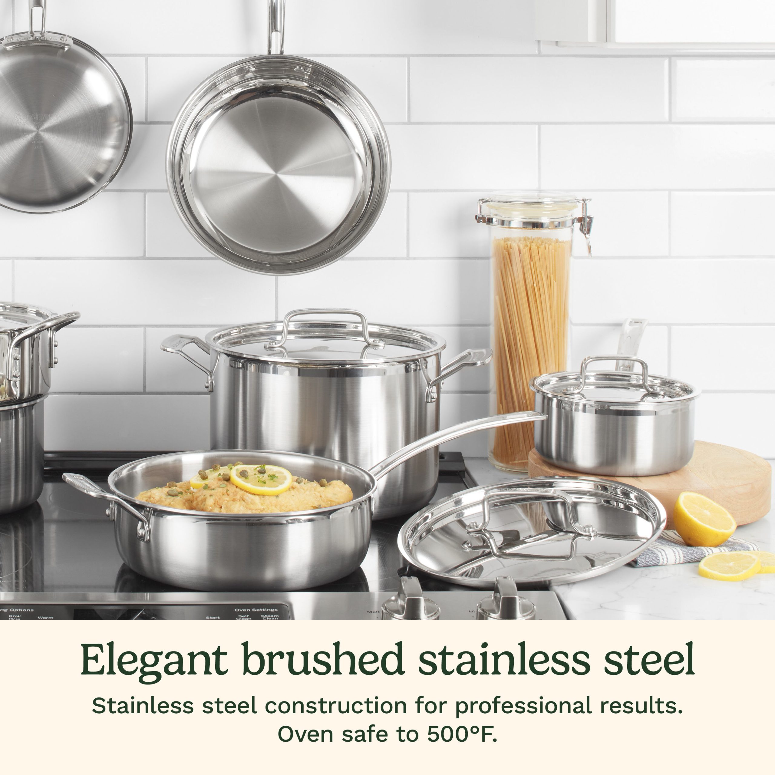 MultiClad Pro Triple Ply Stainless Cookware 12 Piece Set - Image 3