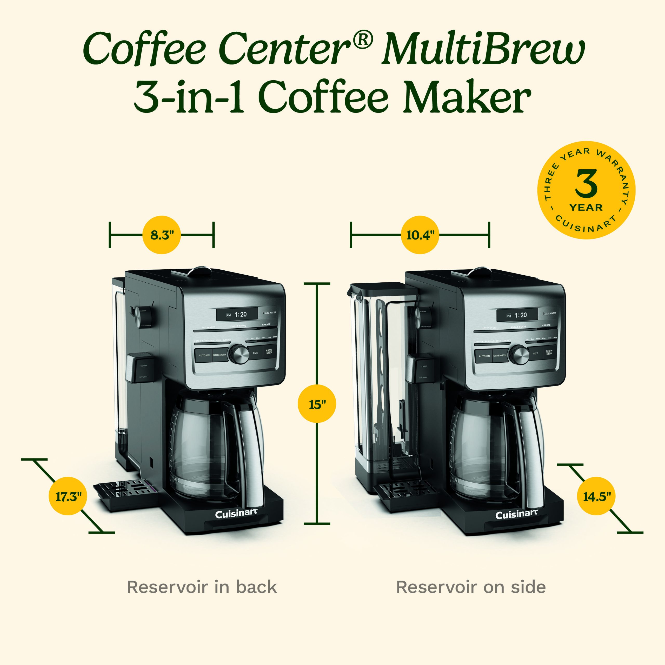 Coffee Center® MultiBrew 3-in-1 Coffee Maker - Image 12