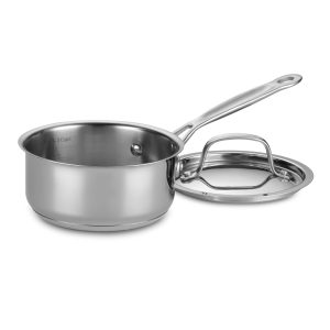 Chef's Classic™ Stainless 1 Qt. Saucepan with Cover