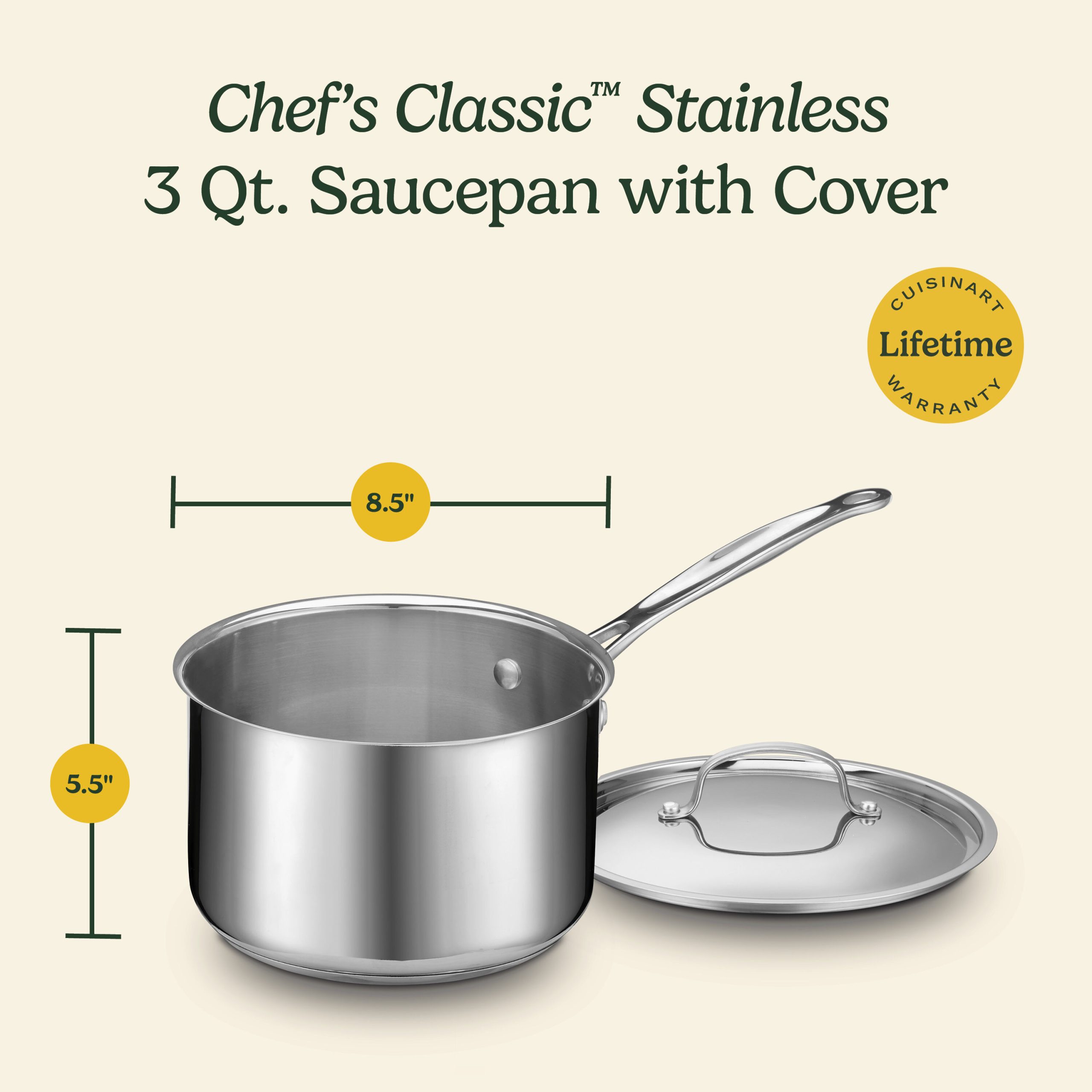 3 Quart Saucepan with Cover - Image 5