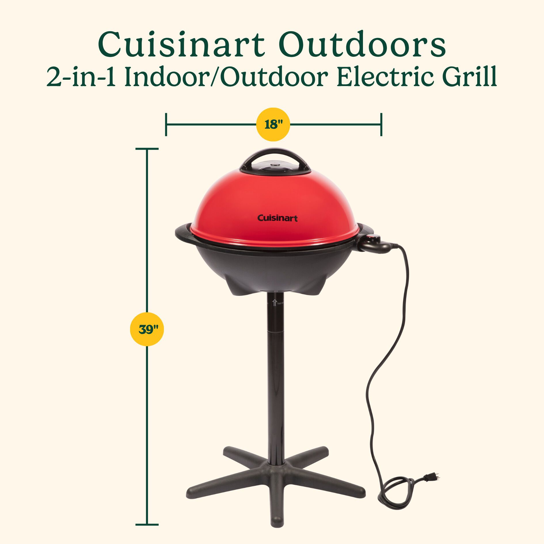 2-in-1 Indoor/Outdoor Electric Grill - Image 2