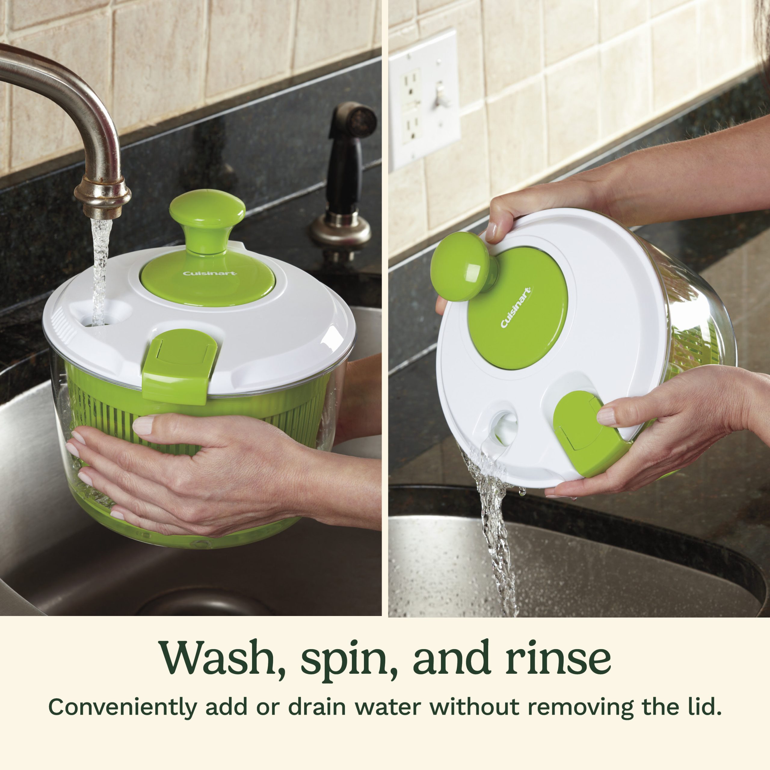Small Salad Spinner - Image 3