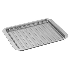 Chef's Classic™ Non-Stick 9"x11" Toaster Oven Broiling Pan w/Rack
