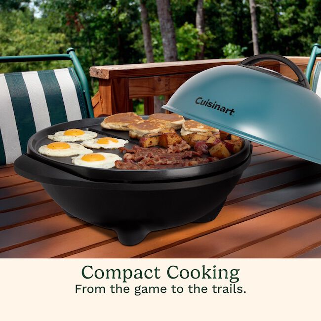 2-in-1 Indoor/Outdoor Electric Griddle - Image 4