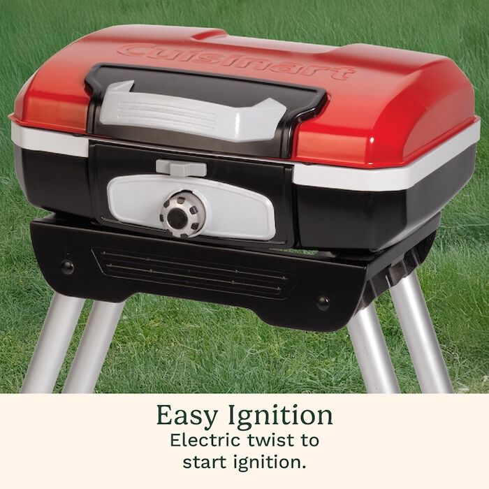 Discontinued Petite Gourmet Portable Gas Grill with VersaStand - Image 3