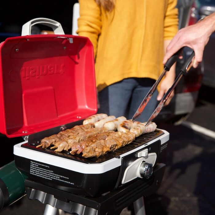 Discontinued Petite Gourmet Portable Gas Grill with VersaStand - Image 7