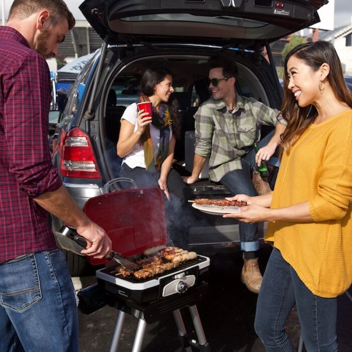 Discontinued Petite Gourmet Portable Gas Grill with VersaStand - Image 6