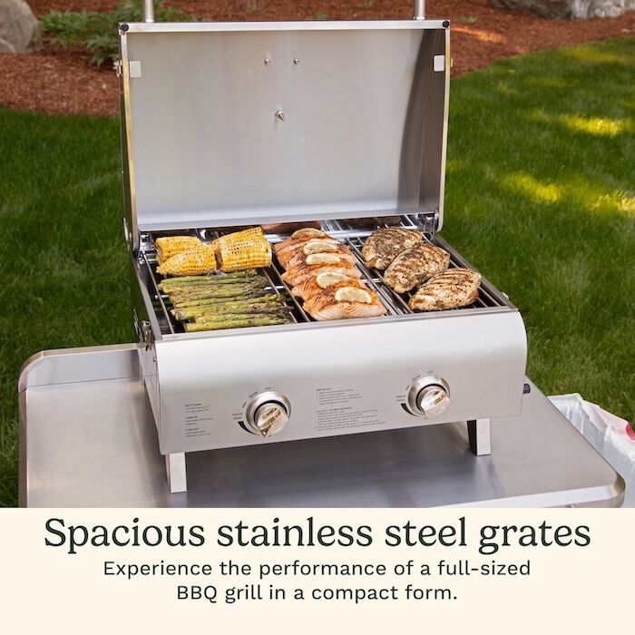 Chef's Style Stainless Tabletop Grill - Image 3