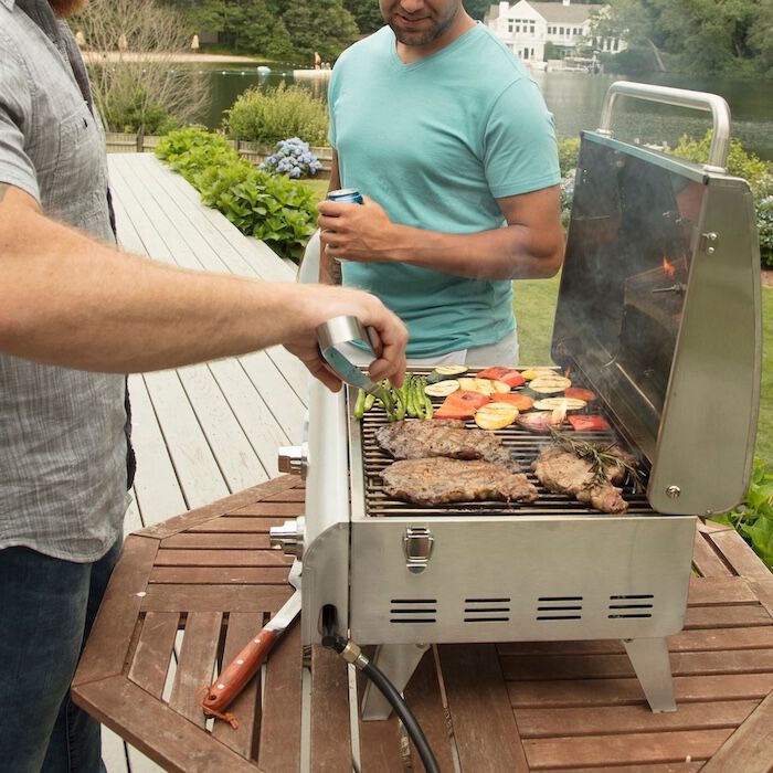 Chef's Style Stainless Tabletop Grill - Image 7