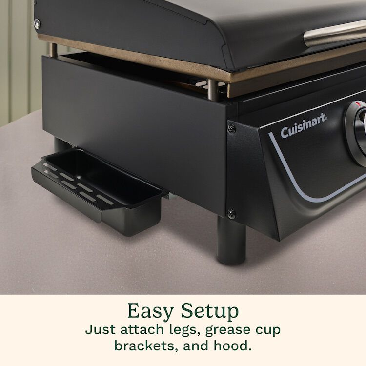 22" Tabletop Gas Griddle with Hood - Image 4