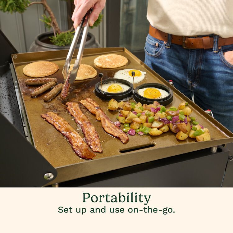 22" Tabletop Gas Griddle with Hood - Image 3