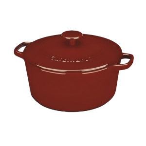 Chef’s Classic™ Enameled Cast Iron Cookware 5 Quart Round Covered Casserole