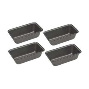 4-pc 5.5" x 2.5" Mini Loaf Pan Set