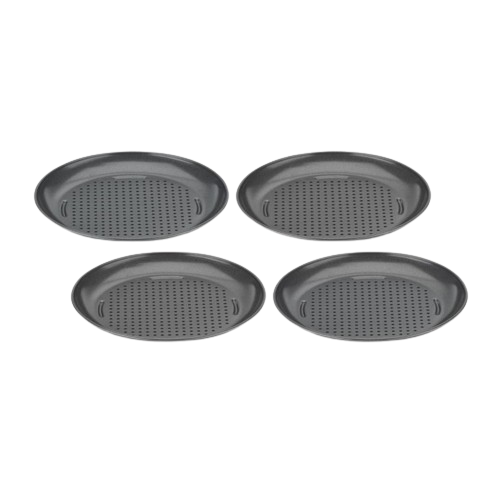 4-pc 6.5" Mini Pizza Pan Set