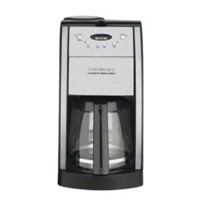 Discontinued Grind & Brew 12 Cup Automatic Coffeemaker with Brushed Metal Italian Styling
