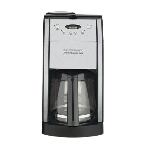 Discontinued Grind & Brew 12 Cup Automatic Coffeemaker with Brushed Metal Italian Styling