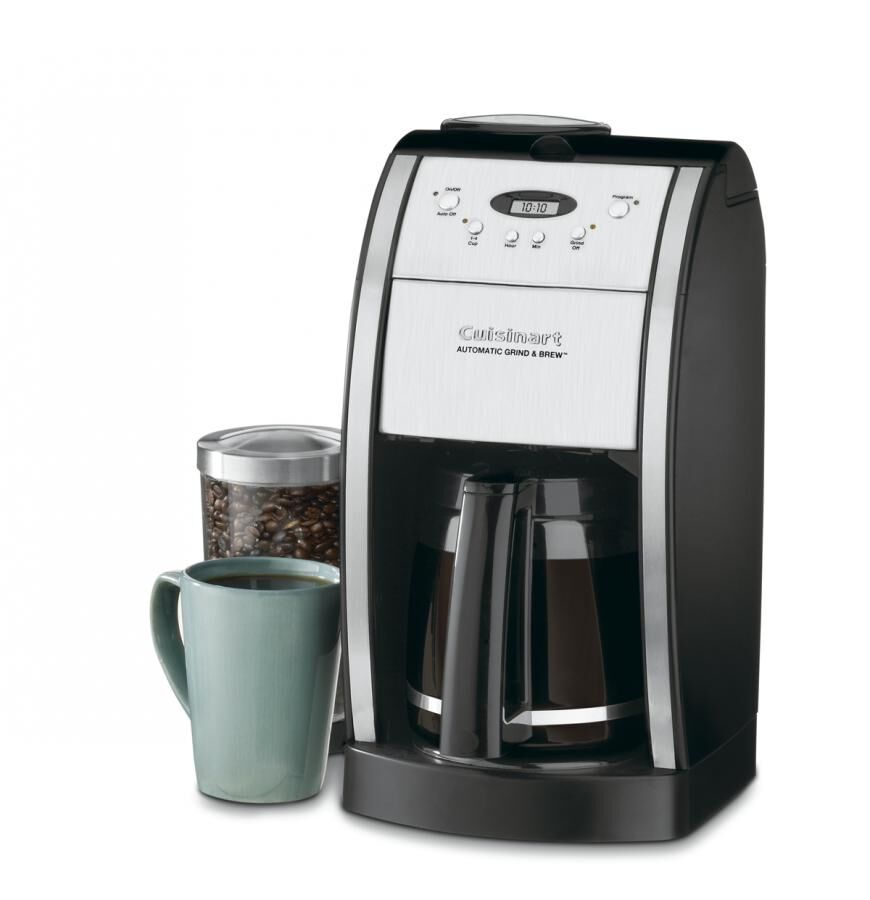 Discontinued Grind & Brew 12 Cup Automatic Coffeemaker with Brushed Metal Italian Styling - Image 2
